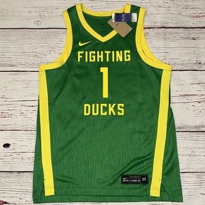 Nike. Oregon Fighting Ducks. Basketball Jersey-medium-